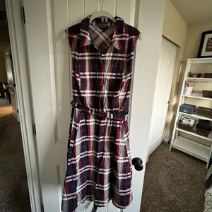 Torid plaid skater dress Size 4